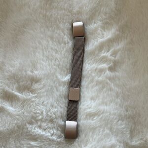 Fitbit Alta rose gold/silver magnetic band